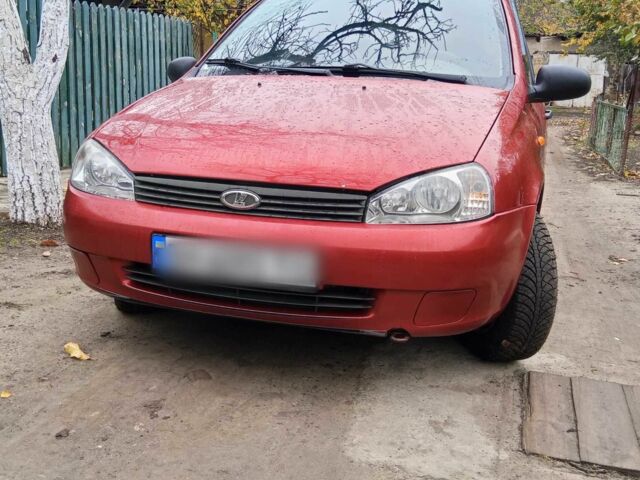 Красный ВАЗ 1117 Калина, объемом двигателя 1.6 л и пробегом 140 тыс. км за 3000 $, фото 1 на Automoto.ua