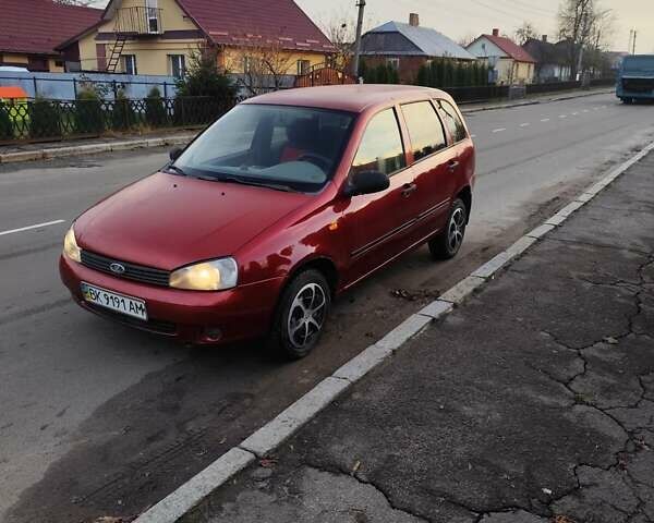 Червоний ВАЗ 1117 Калина, об'ємом двигуна 1.6 л та пробігом 250 тис. км за 1714 $, фото 2 на Automoto.ua