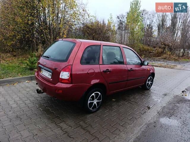 Красный ВАЗ 1117 Калина, объемом двигателя 1.6 л и пробегом 260 тыс. км за 1650 $, фото 9 на Automoto.ua