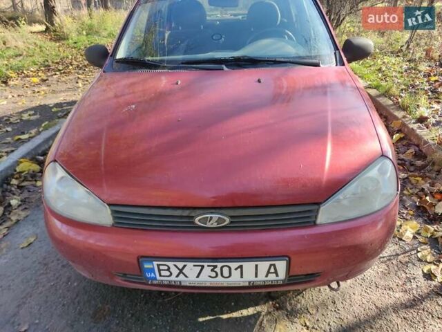 Красный ВАЗ 1117 Калина, объемом двигателя 1.4 л и пробегом 196 тыс. км за 1250 $, фото 7 на Automoto.ua