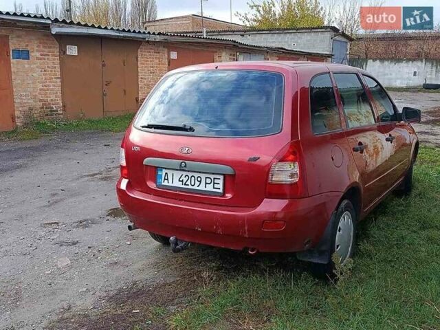 Красный ВАЗ 1117 Калина, объемом двигателя 1.6 л и пробегом 190 тыс. км за 2150 $, фото 1 на Automoto.ua