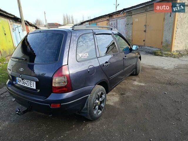 Синій ВАЗ 1117 Калина, об'ємом двигуна 1.6 л та пробігом 112 тис. км за 3000 $, фото 2 на Automoto.ua