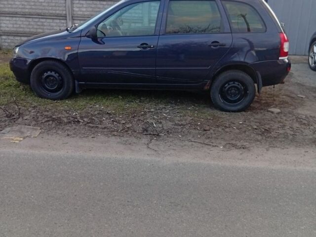 Синий ВАЗ 1117 Калина, объемом двигателя 1.4 л и пробегом 202 тыс. км за 1800 $, фото 3 на Automoto.ua