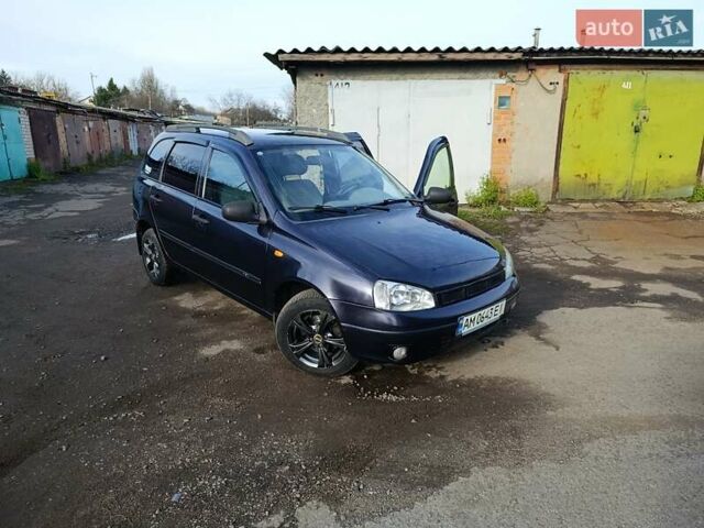 Синій ВАЗ 1117 Калина, об'ємом двигуна 1.6 л та пробігом 112 тис. км за 3000 $, фото 1 на Automoto.ua