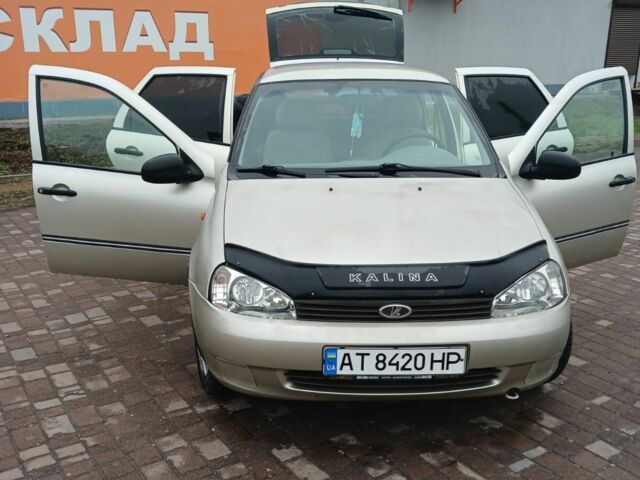 Бежевий ВАЗ 1119 Калина, об'ємом двигуна 1.6 л та пробігом 922 тис. км за 2400 $, фото 1 на Automoto.ua