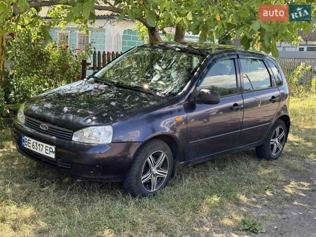 Фіолетовий ВАЗ 1119 Калина, об'ємом двигуна 1.39 л та пробігом 147 тис. км за 2200 $, фото 1 на Automoto.ua