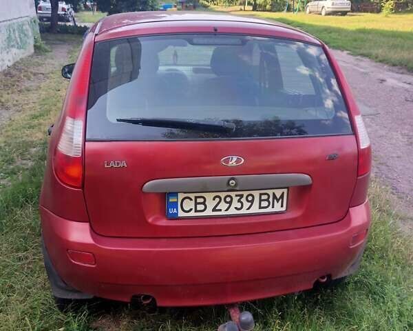 Красный ВАЗ 1119 Калина, объемом двигателя 1.6 л и пробегом 270 тыс. км за 1700 $, фото 2 на Automoto.ua