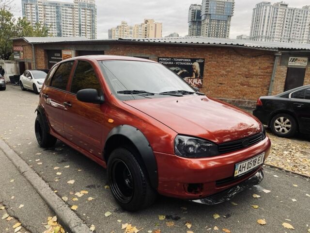 Красный ВАЗ 1119 Калина, объемом двигателя 1.4 л и пробегом 170 тыс. км за 1700 $, фото 4 на Automoto.ua