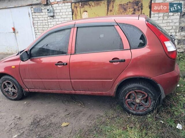 Красный ВАЗ 1119 Калина, объемом двигателя 1.6 л и пробегом 160 тыс. км за 1700 $, фото 5 на Automoto.ua