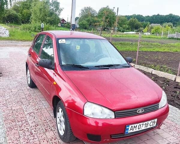 Красный ВАЗ 1119 Калина, объемом двигателя 1.4 л и пробегом 160 тыс. км за 1700 $, фото 4 на Automoto.ua