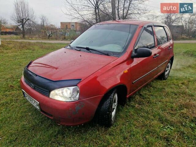 Красный ВАЗ 1119 Калина, объемом двигателя 1.6 л и пробегом 200 тыс. км за 2500 $, фото 4 на Automoto.ua