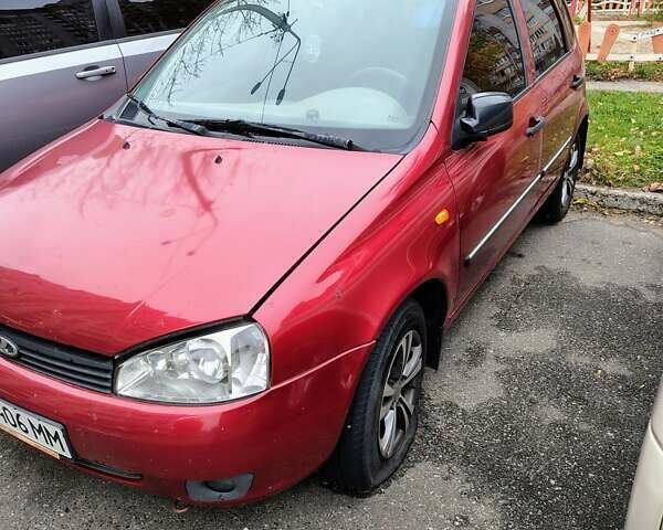 Красный ВАЗ 1119 Калина, объемом двигателя 1.6 л и пробегом 270 тыс. км за 1500 $, фото 1 на Automoto.ua