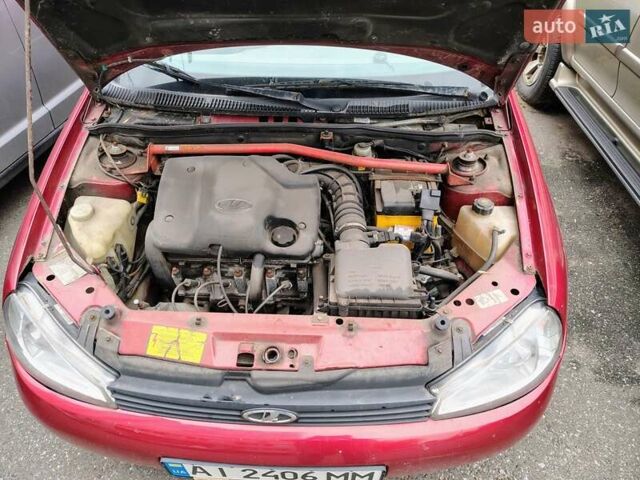 Красный ВАЗ 1119 Калина, объемом двигателя 1.6 л и пробегом 270 тыс. км за 1500 $, фото 4 на Automoto.ua