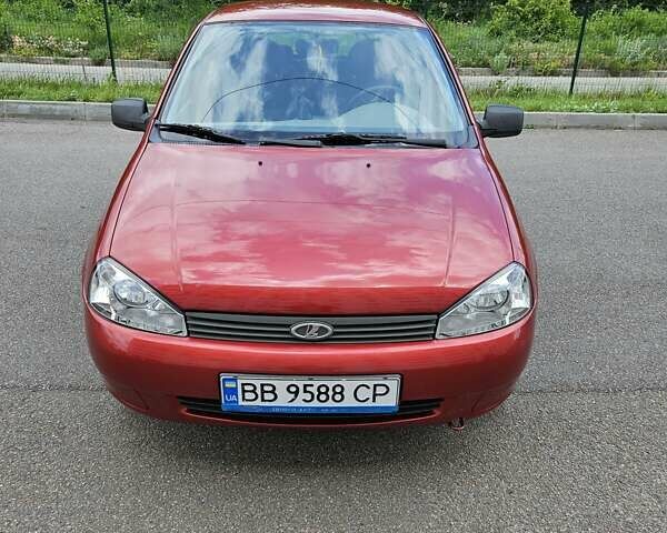 Красный ВАЗ 1119 Калина, объемом двигателя 1.39 л и пробегом 66 тыс. км за 3400 $, фото 1 на Automoto.ua
