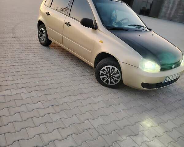 Желтый ВАЗ 1119 Калина, объемом двигателя 1.6 л и пробегом 93 тыс. км за 1800 $, фото 1 на Automoto.ua
