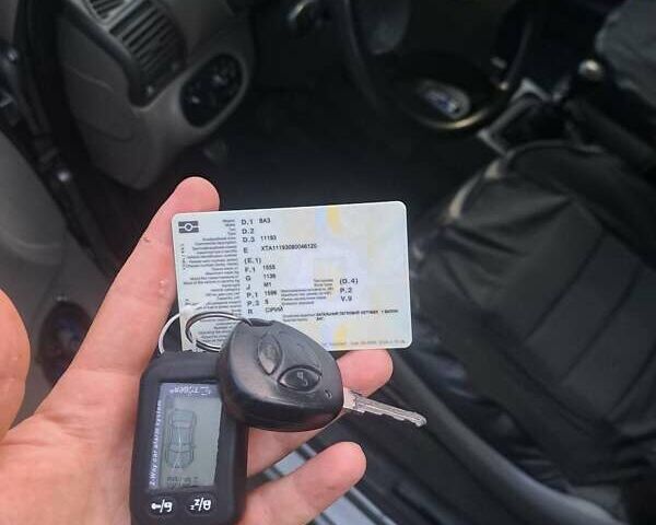 Серый ВАЗ 1119 Калина, объемом двигателя 1.6 л и пробегом 258 тыс. км за 1750 $, фото 15 на Automoto.ua