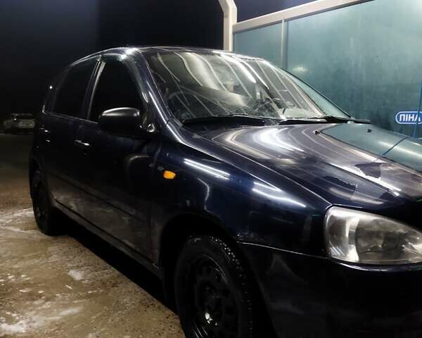 Синий ВАЗ 1119 Калина, объемом двигателя 1.6 л и пробегом 97 тыс. км за 1500 $, фото 1 на Automoto.ua