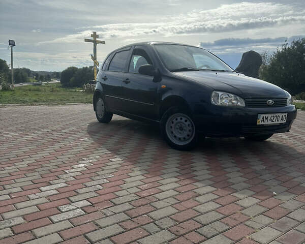 Синій ВАЗ 1119 Калина, об'ємом двигуна 1.6 л та пробігом 119 тис. км за 2100 $, фото 1 на Automoto.ua