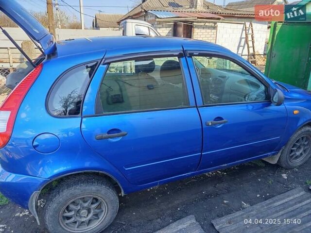 Синий ВАЗ 1119 Калина, объемом двигателя 1.6 л и пробегом 256 тыс. км за 2600 $, фото 1 на Automoto.ua