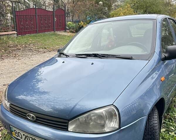 Синий ВАЗ 1119 Калина, объемом двигателя 1.6 л и пробегом 247 тыс. км за 2200 $, фото 2 на Automoto.ua