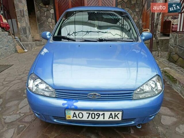 Синий ВАЗ 1119 Калина, объемом двигателя 1.6 л и пробегом 194 тыс. км за 2000 $, фото 3 на Automoto.ua