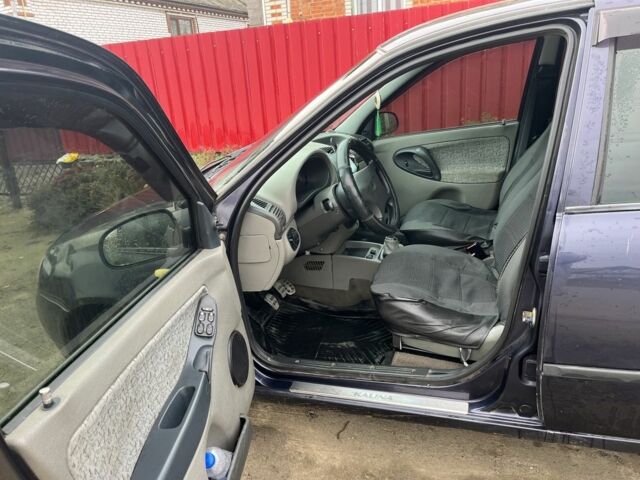 Синій ВАЗ 1119 Калина, об'ємом двигуна 1.6 л та пробігом 120 тис. км за 1500 $, фото 3 на Automoto.ua