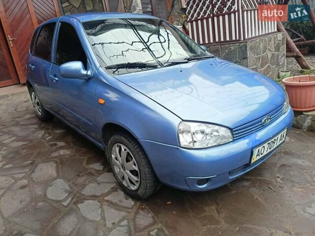 Синий ВАЗ 1119 Калина, объемом двигателя 1.6 л и пробегом 194 тыс. км за 2100 $, фото 1 на Automoto.ua