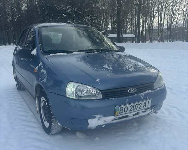 Синий ВАЗ 1119 Калина, объемом двигателя 1.6 л и пробегом 250 тыс. км за 2200 $, фото 2 на Automoto.ua