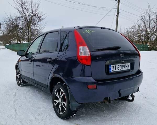 Синій ВАЗ 1119 Калина, об'ємом двигуна 1.6 л та пробігом 241 тис. км за 1600 $, фото 4 на Automoto.ua