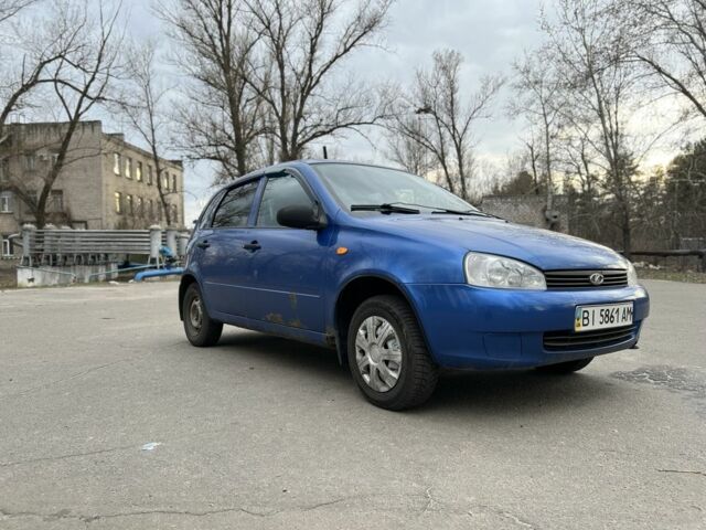 Синий ВАЗ 1119 Калина, объемом двигателя 1.6 л и пробегом 185 тыс. км за 1800 $, фото 2 на Automoto.ua