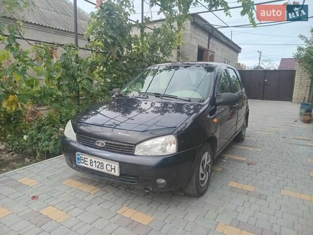 Синий ВАЗ 1119 Калина, объемом двигателя 1.6 л и пробегом 108 тыс. км за 1800 $, фото 2 на Automoto.ua