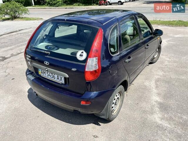 Синій ВАЗ 1119 Калина, об'ємом двигуна 1.6 л та пробігом 100 тис. км за 1300 $, фото 2 на Automoto.ua