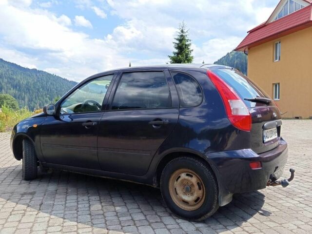 Синий ВАЗ 1119 Калина, объемом двигателя 1.6 л и пробегом 91 тыс. км за 2700 $, фото 2 на Automoto.ua