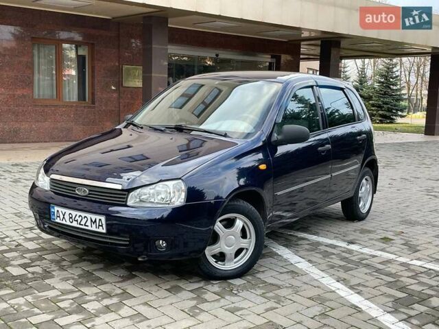 Синий ВАЗ 1119 Калина, объемом двигателя 1.39 л и пробегом 103 тыс. км за 2800 $, фото 1 на Automoto.ua