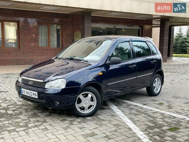 Синий ВАЗ 1119 Калина, объемом двигателя 1.39 л и пробегом 103 тыс. км за 2800 $, фото 3 на Automoto.ua