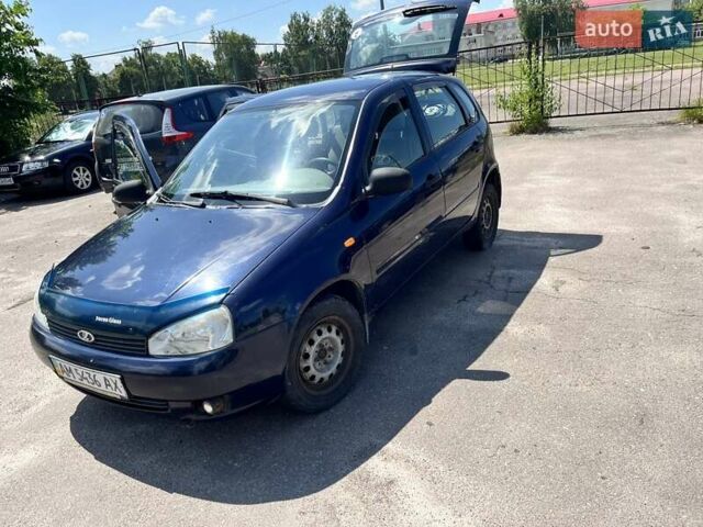 Синій ВАЗ 1119 Калина, об'ємом двигуна 1.6 л та пробігом 100 тис. км за 1300 $, фото 1 на Automoto.ua