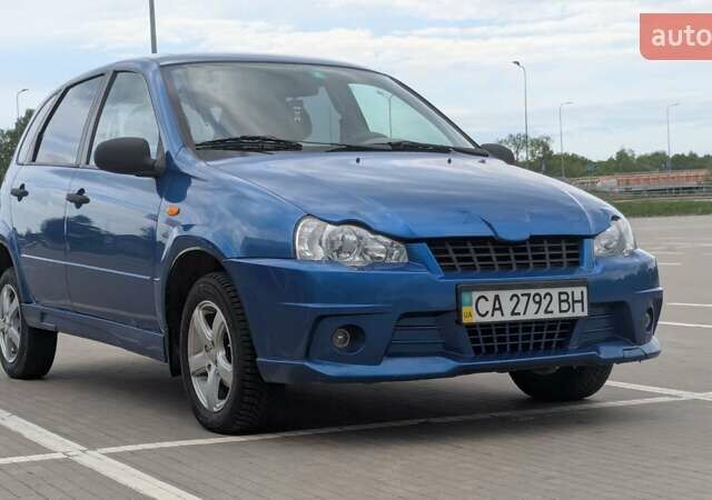 Синий ВАЗ 1119 Калина, объемом двигателя 1.6 л и пробегом 172 тыс. км за 2100 $, фото 1 на Automoto.ua