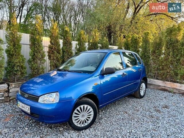 Синий ВАЗ 1119 Калина, объемом двигателя 1.6 л и пробегом 90 тыс. км за 2500 $, фото 12 на Automoto.ua