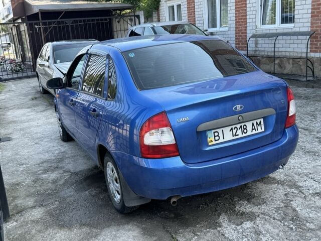 Синий ВАЗ 1119 Калина, объемом двигателя 1.6 л и пробегом 96 тыс. км за 1350 $, фото 2 на Automoto.ua