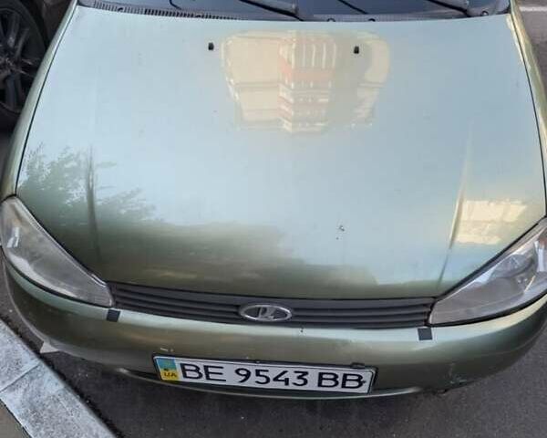 Зеленый ВАЗ 1119 Калина, объемом двигателя 1.6 л и пробегом 230 тыс. км за 1799 $, фото 2 на Automoto.ua