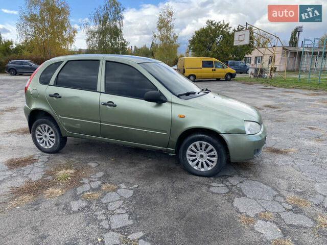 Зеленый ВАЗ 1119 Калина, объемом двигателя 1.39 л и пробегом 200 тыс. км за 1200 $, фото 2 на Automoto.ua