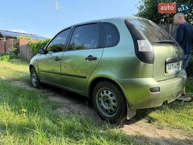 Зеленый ВАЗ 1119 Калина, объемом двигателя 1.6 л и пробегом 170 тыс. км за 1300 $, фото 3 на Automoto.ua