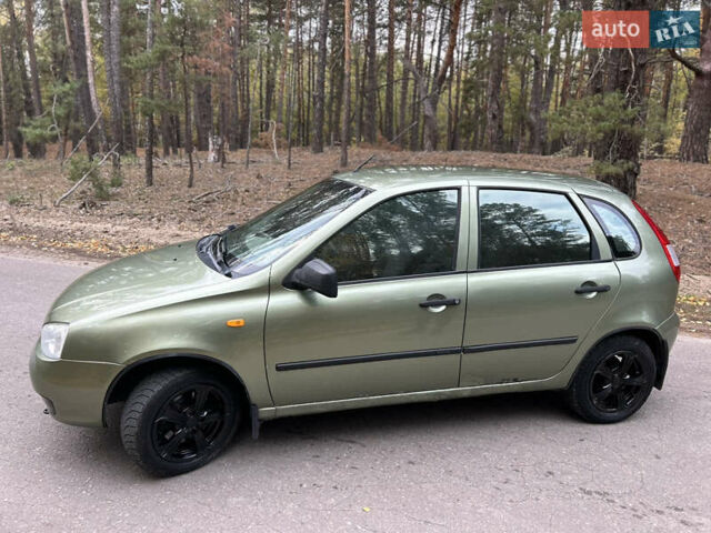 Зеленый ВАЗ 1119 Калина, объемом двигателя 1.4 л и пробегом 90 тыс. км за 2199 $, фото 7 на Automoto.ua