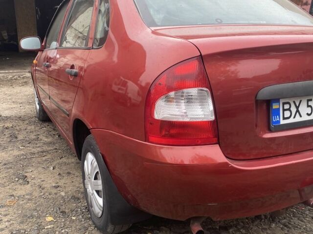 Красный ВАЗ 1119 Kalina Sport, объемом двигателя 1.6 л и пробегом 140 тыс. км за 1600 $, фото 2 на Automoto.ua