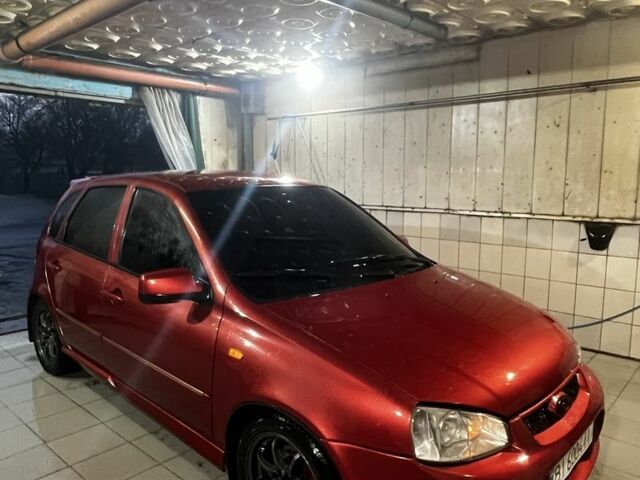 Красный ВАЗ 1119 Kalina Sport, объемом двигателя 1.4 л и пробегом 1 тыс. км за 3662 $, фото 1 на Automoto.ua