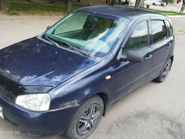 Синий ВАЗ 1119 Kalina Sport, объемом двигателя 1.4 л и пробегом 197 тыс. км за 800 $, фото 1 на Automoto.ua