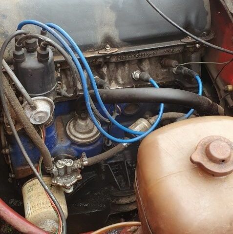 Красный ВАЗ 2101, объемом двигателя 1 л и пробегом 100 тыс. км за 286 $, фото 4 на Automoto.ua