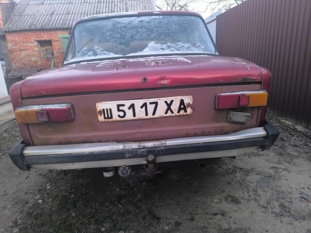 Красный ВАЗ 2101, объемом двигателя 1.2 л и пробегом 1000 тыс. км за 286 $, фото 5 на Automoto.ua