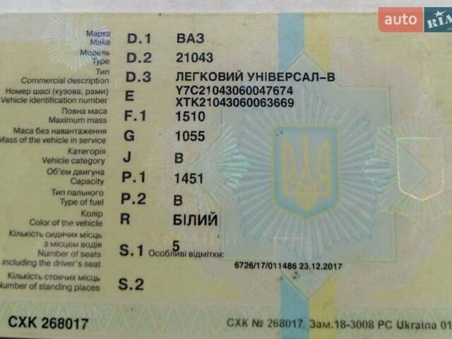 Белый ВАЗ 2104, объемом двигателя 1.57 л и пробегом 683 тыс. км за 2500 $, фото 16 на Automoto.ua