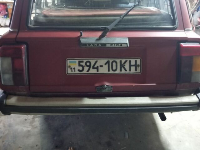 Красный ВАЗ 2104, объемом двигателя 0 л и пробегом 16 тыс. км за 800 $, фото 1 на Automoto.ua